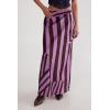 image:imageNasty Gal Womens Abstract Satin Stripe Bias Maxi SkirtPink