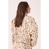 image:imageNasty Gal Deer Print Ovoid Cropped Denim JacketCream