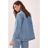 image:imageNasty Gal Denim Shoulder Pad ShirtVintage Blue
